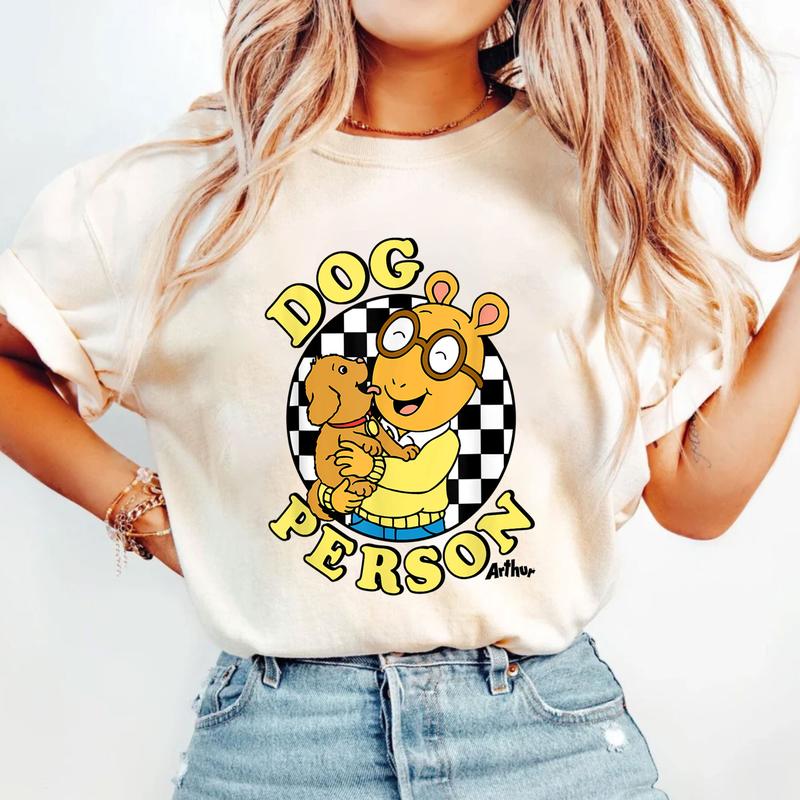 Arthur Dog Person T-Shirt, Arthur and Friends Shirt, Arthur Marc Brown, Arthur's Adventure Tee, Children's Character Affirmations Shirt, Teacher Chara