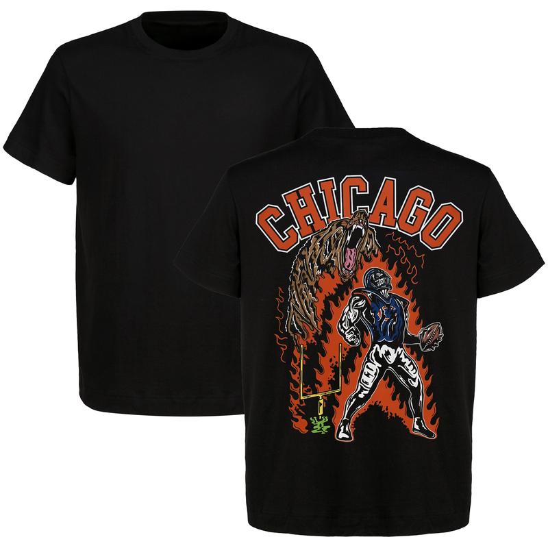Chicago Deadman’s Football Limited Edition Graphic T-Shirt – Heavy Cotton, Unisex American Football Merch, Streetwear Style