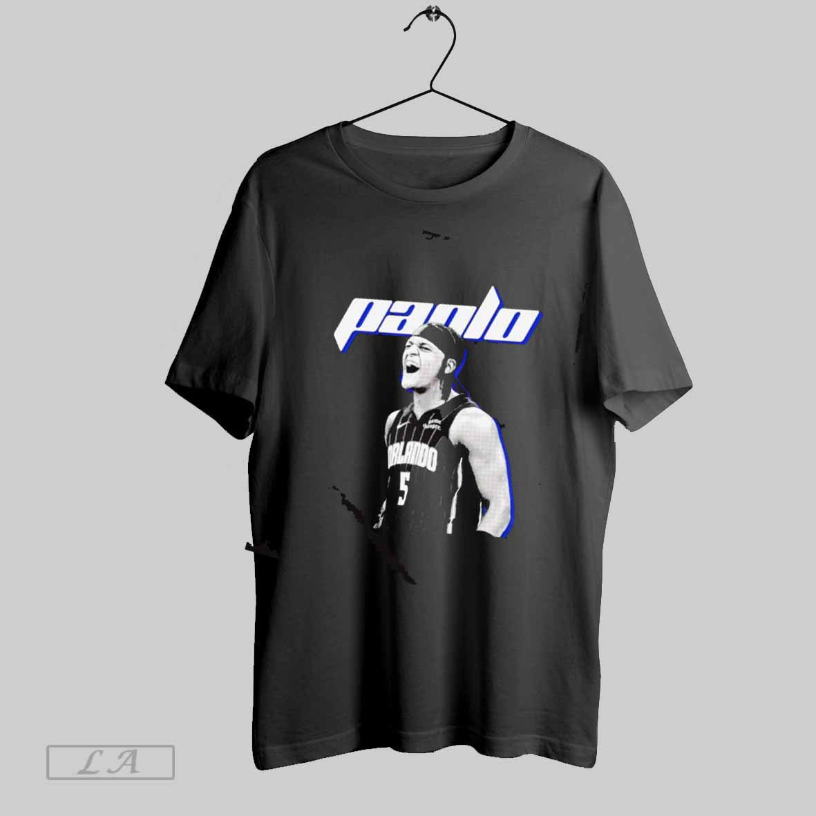 Paolo Banchero 5 Y2k Orlando Magic Basketball Portrait Shirt