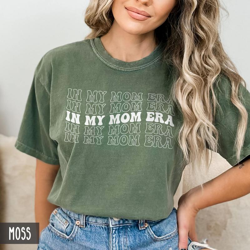 sÂ® In my MOM Era Shirt, Cute Mothers Day Shirt, Oversized Trendy Mama t-shirt, Cute Retro Mom Shirt, Mommy Shirt, Gift for Mom, New Mother from daught