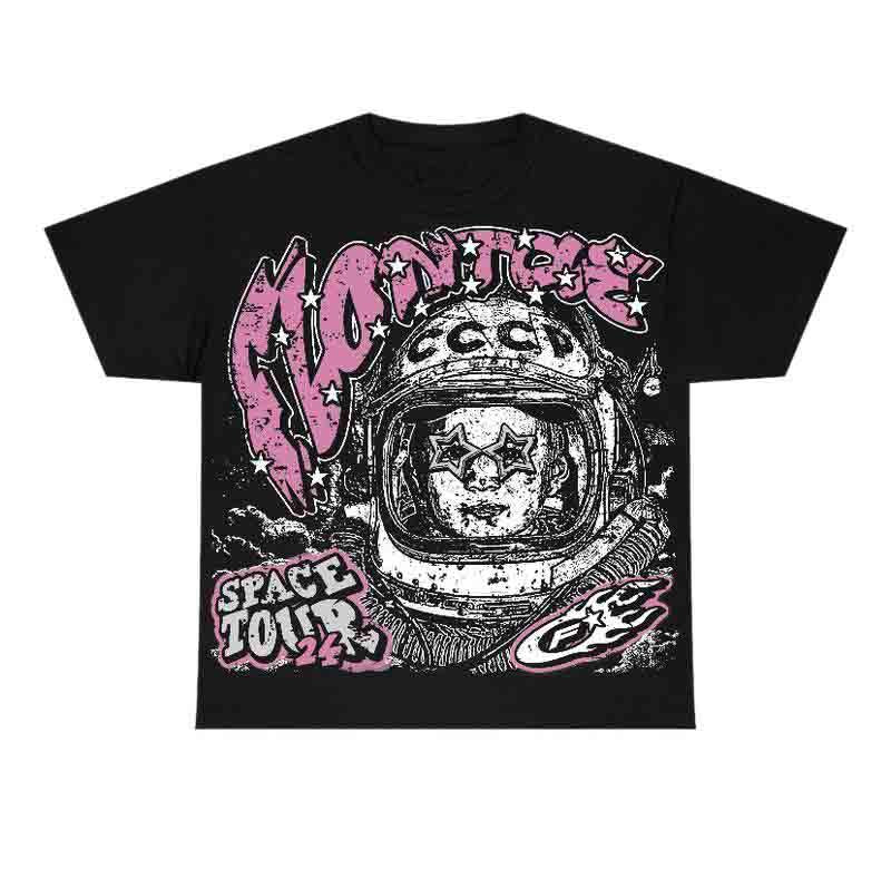 TShirts To Match Jordan Orchid 4s Flontae T-Shirt Get Around Graphic Shirt to Match Retro, 100% Cotton, Crew Neck, Slight Stretch, Breathable & Wear-R