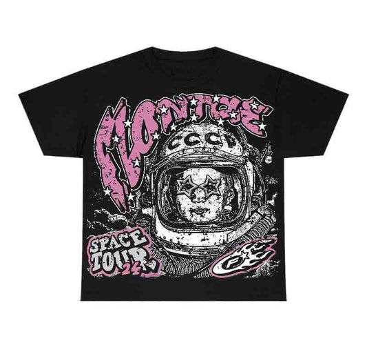 TShirts To Match Jordan Orchid 4s Flontae T-Shirt Get Around Graphic Shirt to Match Retro, 100% Cotton, Crew Neck, Slight Stretch, Breathable & Wear-R