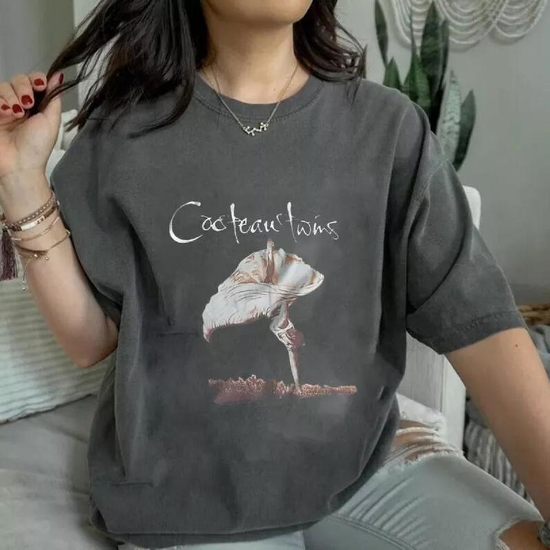 Vintage 90s Cocteau Twins Tour Shirt, Classic Indie Rock Band Tee