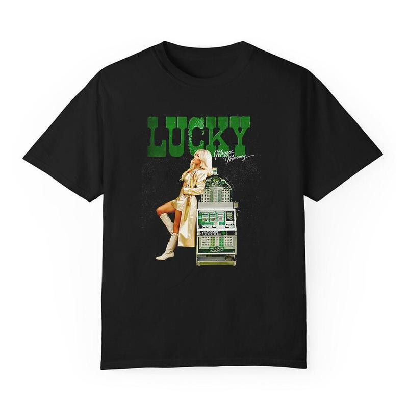 Megan Moroney lucky girl superstar pose shirt