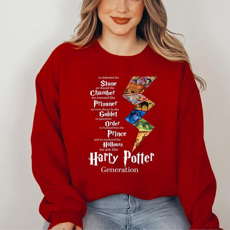 Harry Potter Generation Sweatshirt, Bookie Shirt, Fantasy Wizard Shirt, Cute Winter Hoodie, Christmas Gift For Fan