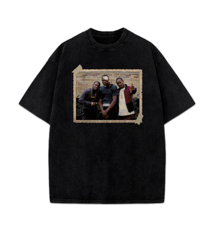 PAID IN FULL Mitch Ace & Rico Vintage Photo Classic Hood Hip Hop Movie T-Shirt Crewneck Cotton Streetwear