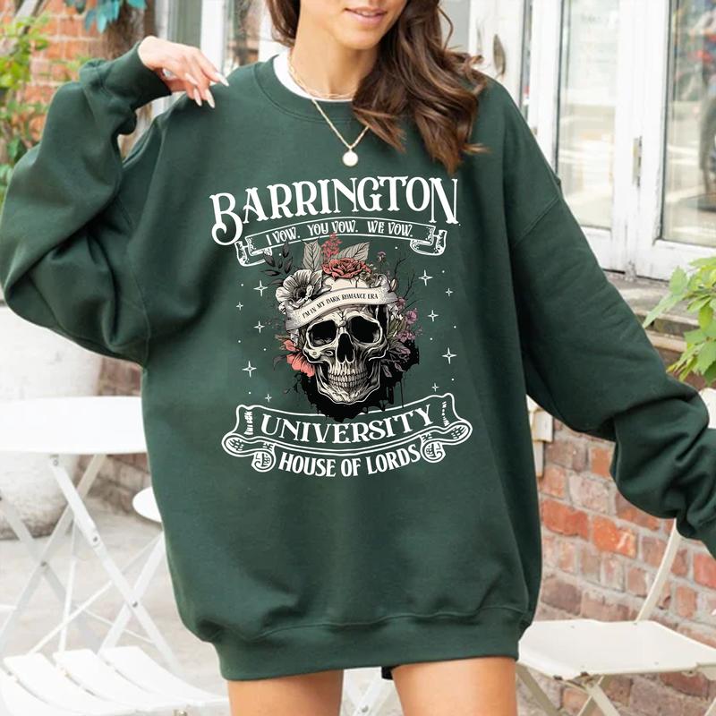 Barrington University The Ritual Sweatshirt, Shantel Tessier Merch, Book Lover Shirt, Bookish Merch, Booktok Shirt, LORDS Series Book Shirt, Dark Roma