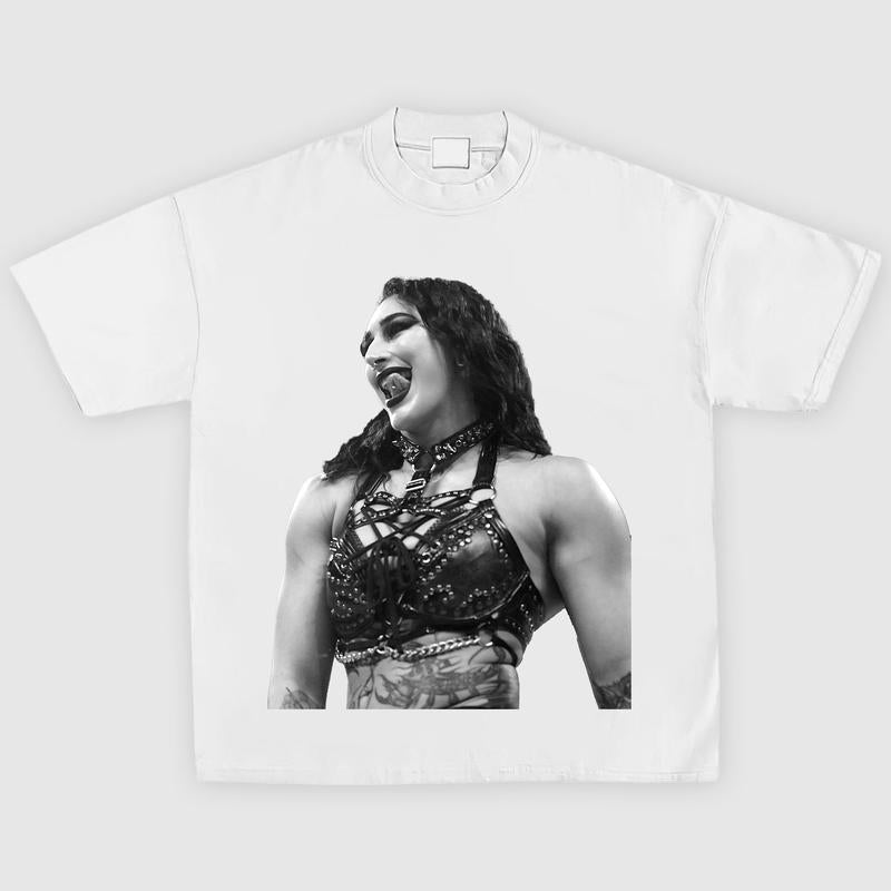 RHEA RIPLEY V4 TEE Wrestling Tee, Wrestling Graphic Tee, WWE Shirt, Sports T-shirt, Wrestling Gift, Gift for Him Gift For Her Hoodie Sweatshirt