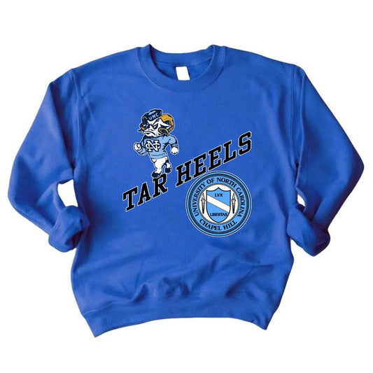 University of North Carolina, UNC Collegiate Champions, Vintage NCAA North Carolina Tar Heels Sweatshirt, Vintage Shirt Cotton Menswear