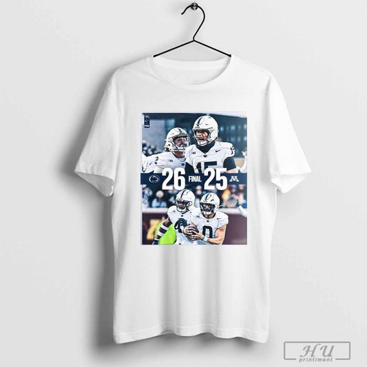 Penn State Nittany Lions 26-25 victory over Minnesota football 2024 final score Shirt