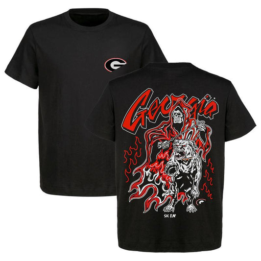 Warren Lotas - Georgia Bulldogs Football - Dead Man's Graphic T-Shirt for Men and Women - Ideal for Game Days, Stylish Team Apparel