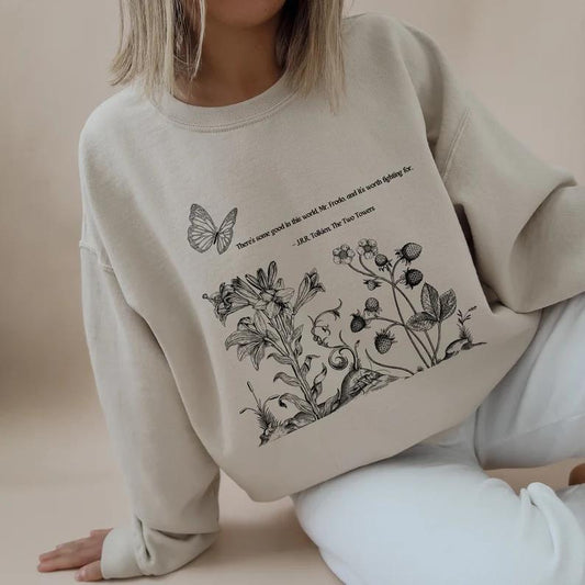 lotr sweatshirt, Lord of The Rings Sweatshirt, Book Lover Present, Tolkien, Gandalf Sweatshirt