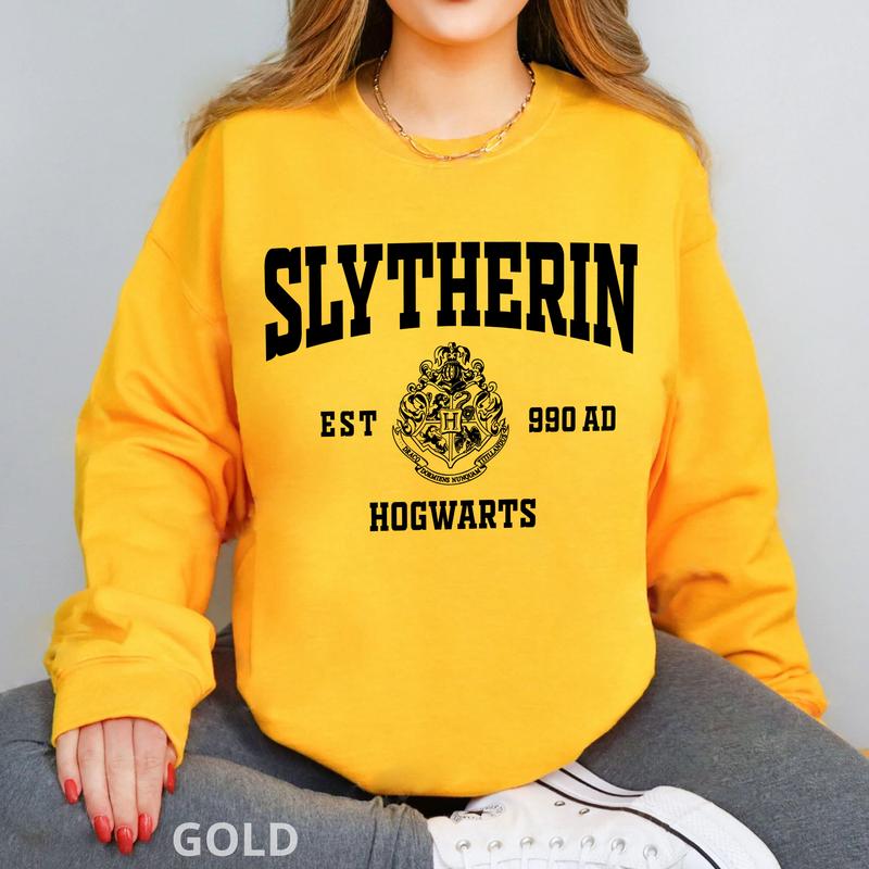HP Group Shirt, Slytherin Shirt, Harry Potter Shirt, Hogwarts House Shirt, Hogwarts House Sweatshirt, HP Wizard Shirt