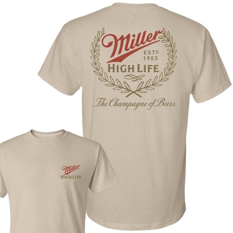 Miller High Life Shirt, Miller Shirt, Beer Shirt, Drinking Shirt, Adult Tshirt, Vintage Miller High Life Tshirt, Beer Lover Tee, Miller Lover Shirt, C