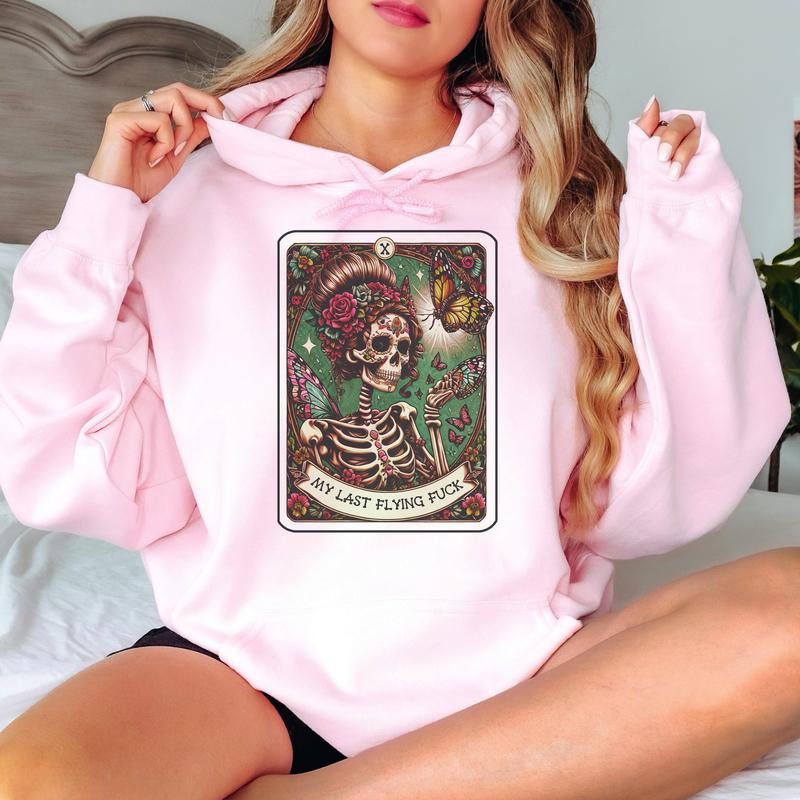 The Last Flying F Tarot - Unisex Crewneck Sweatshirt - Print is Sublimation, Christmas Crewneck, Gift Idea, Relaxed Fit, Casual Apparel