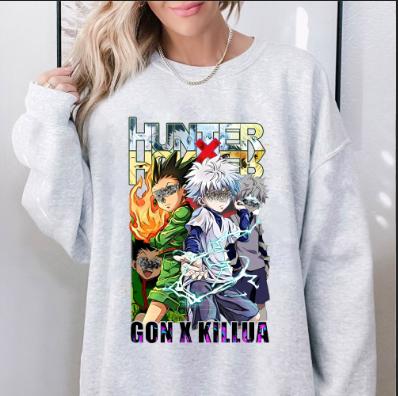 Hunter x Hunterr character, Gon x Killuaa shirt, Animee character shirt sweatshirt hoodies, animee Shirt
