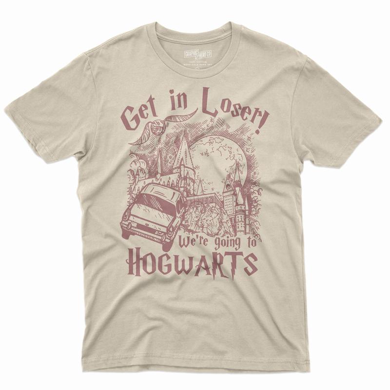 Get In Loser We're Going To Hogwarts Shirt, Wizard Flying Car Shirt, Universal Studios Shirt, Wizard Shirts