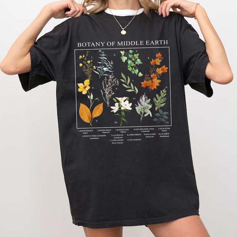 Botany Of Middle Earth T Shirt Hoodie Sweatshirt Sweater