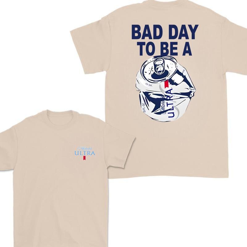 Bad Day To Be A Michelob Ultra 2 Sides T-shirt, Michelob Ultra Tshirt Full Color For Men And Women T-shirt, Michelob Ultra Beer T-shirt