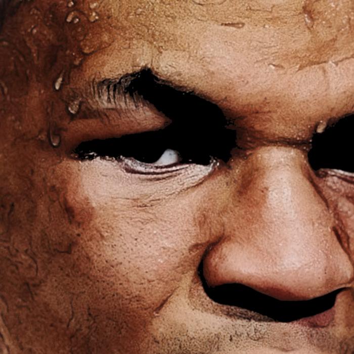 Mike Tyson T-Shirt Young Mike Tyson Portrait Big Face Custom Graphic Tee Crewneck Cotton