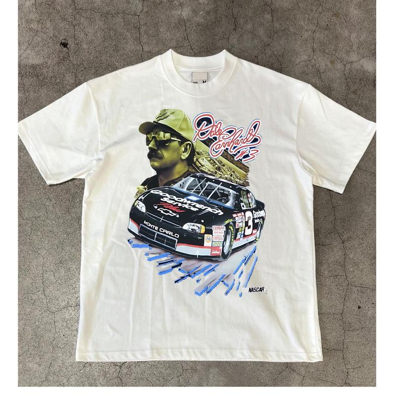 Vintage Dale Earnhardt 3 Monte Carlo Nascar Racing T-shirt Comfort Retro Top Casual Graphic Short Sleeve Streetwear unisex t-shirt
