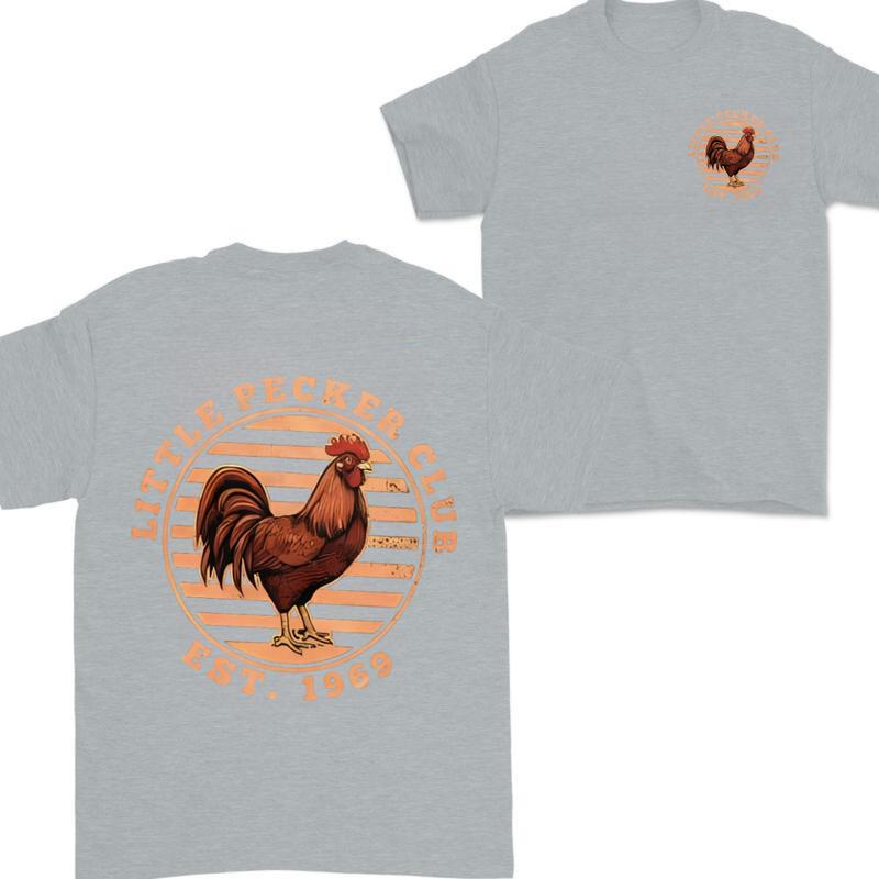 LITTLE PECKER CLUB EST.1969 T-SHIRT, VINTAGE Tee - 2 side, Gift for Men , Gift For Women