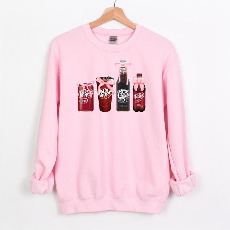 Dr Pepper Crewneck Sweatshirt - From Casual To Formal - Dynamic Prints - Unisex Designs