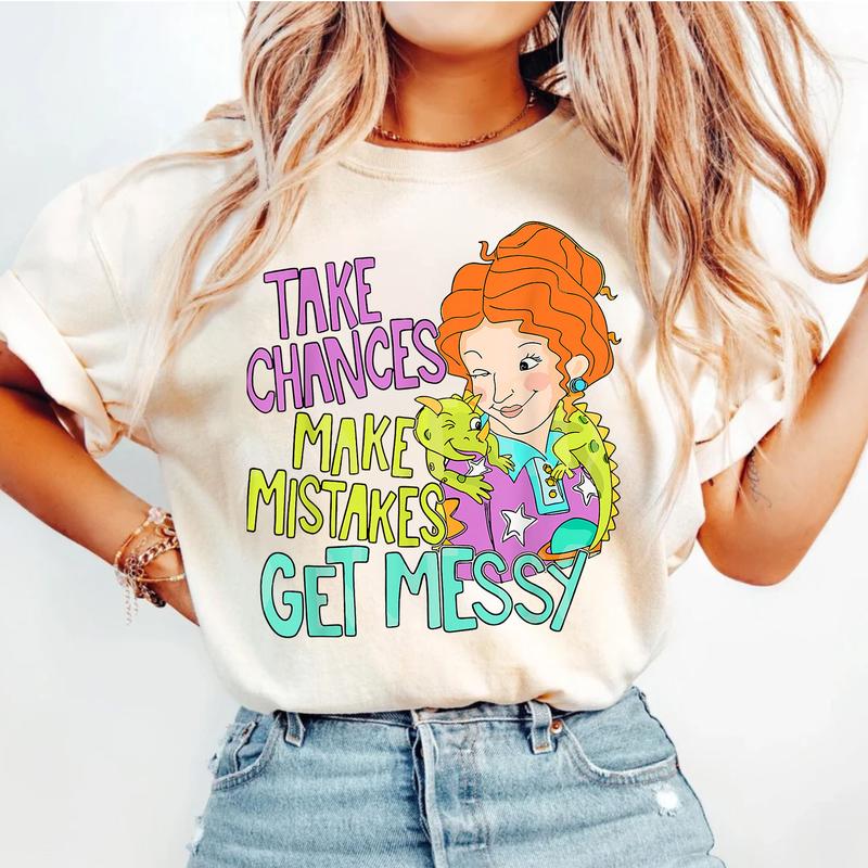 Take Chances Make Mistakes Get Messy Shirt, Miss Frizzle Shirt, Back to School Shirt, Magic School Bus Shirt, Teacher Shirt, Get Messy Shirt, Gift For