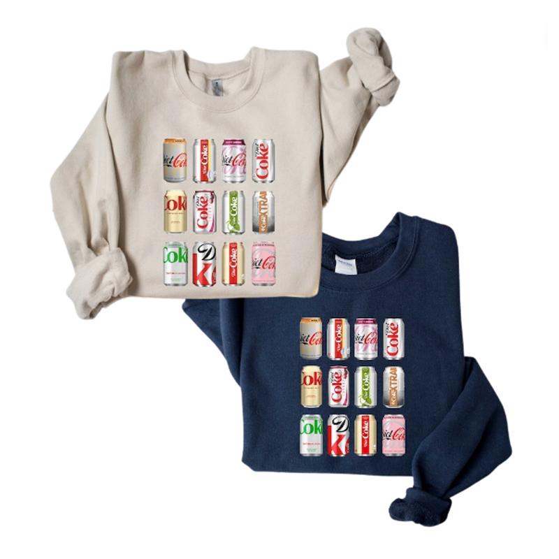 Diet Coke Sweatshirt, Christmas Diet Coke Sampler