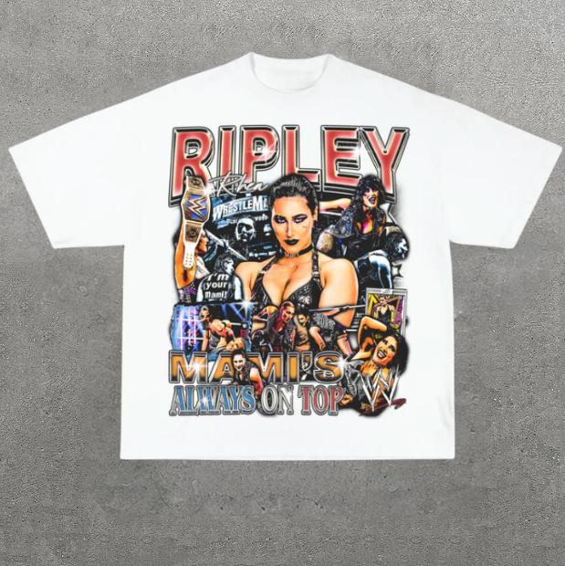 VINTAGE TEE  RHEA RIPLEY, Prints Vintage T-Shirt, Wrestler Shirt, WWE Shirt, Y2k Shirt, Vintage Graphic Tee, Unisex T-Shirt, Gift For Him, Adult Casua