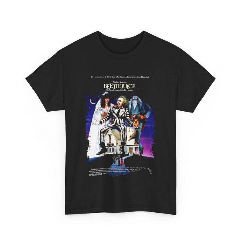 Beetlejuice - Movie Poster Inspired Unisex Streetwear T-Shirt Cotton Menswear