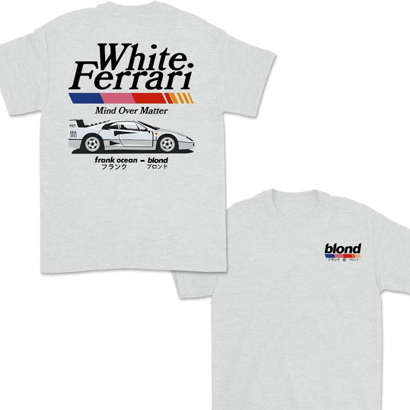 Frank Ocean BLOND WHITE FERRAR! v2 Short Sleeve Shirt Menswear