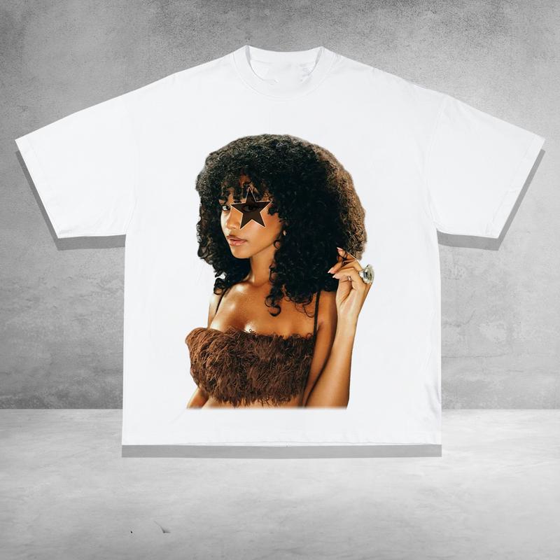 TYLAA STAR Black Tee â€“ Sleek and Modern Design