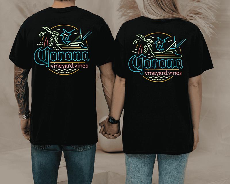 Corona Vs Vineyard Vines Shirt, Corona Extra Summer T Shirt