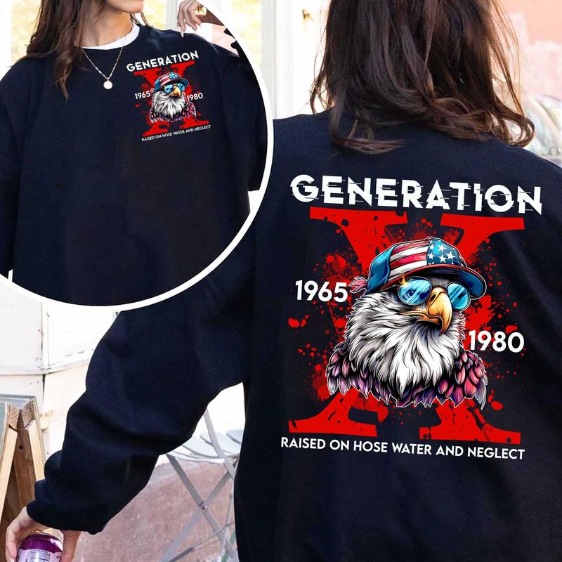 New Version 2 Generation X 2 FAFO shirt, Two Side Shirt,  Gen X Fafo Shirt Generation X T Shirt, GenX Shirt - Casual Fit