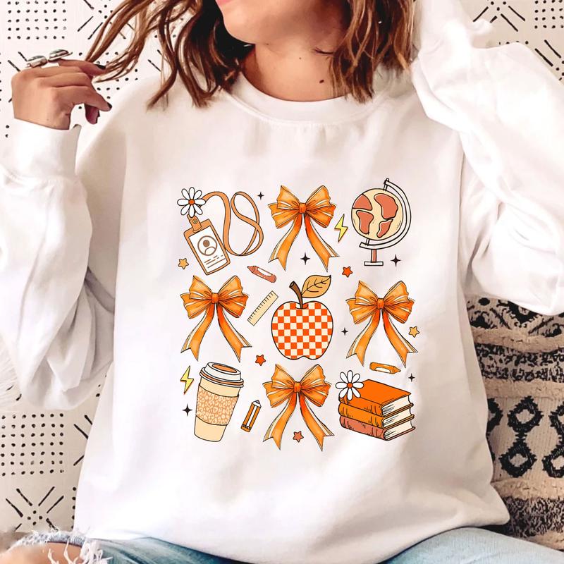 Coquette Teacher Shirt, Teacher Coquette Bow Autumn Shirt, Teach Love Inspire Shirt, Fall Teacher Shirt, Back To School Shirt, Teacher Appreciation Gi