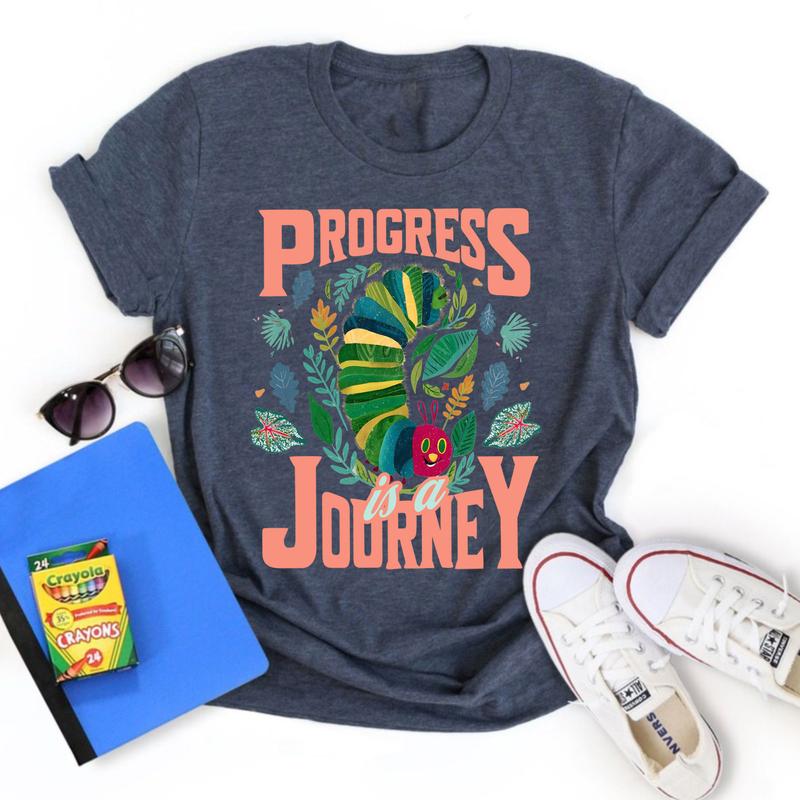 Progress Is A Journey Children's Books Gift For Teacher Student, I Still Read Children's Books Shirt, Elementary Teacher, Children's Character Affirma