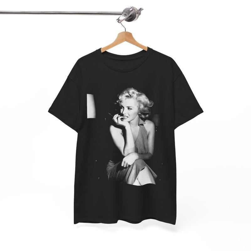Marilyn Monroe Vintage T Shirt, Marilyn Monroe Graphic Menswear Tshirt Cotton
