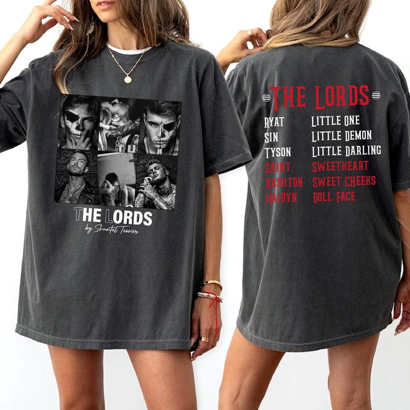 The LORDS Book Boys 2 Sides Sweatshirt, Shantel Tessier Merch, LORDS Series Book Shirt, Dark Romance Shirt, Book Lover Shirt, Bookish Merch, Booktok S
