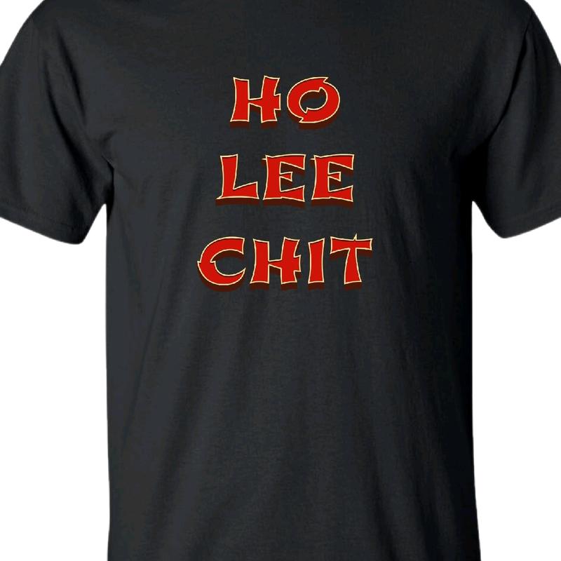 shirt meme funny Ho, Lee, Chit T- Menswear Top Cotton Tshirt tiktok shop