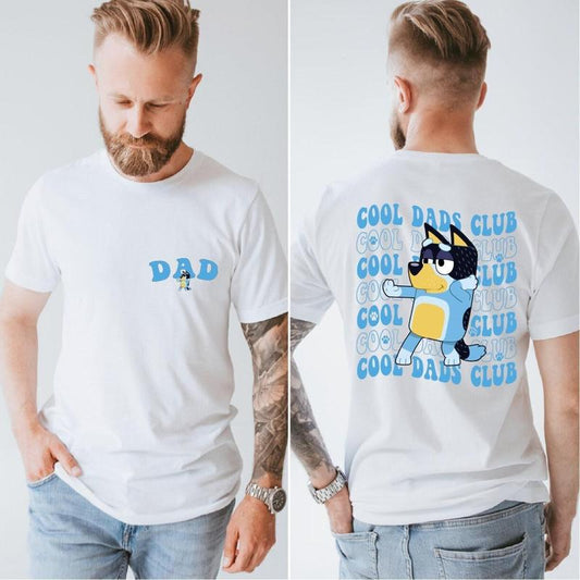 Cool Dad Club Sweatshirt, Bluey Cool Dad Club Sweat,Dad Birthday Gift, Funny Dad T-shirt, Bluey Fathers Day Shirt - Gender-Neutral Appeal - Multiple F