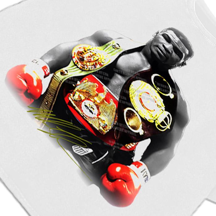 Mike Tyson Graphic Tee Undisputed World Heavyweight Champion Belts Vintage Graphic T-Shirt