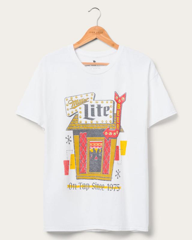 Miller Lite Beer Neon T-shirt - One Style Fits All - Trendy Styles Available - Every Size, Every Body - Shades For Everyone - Adventure Ready