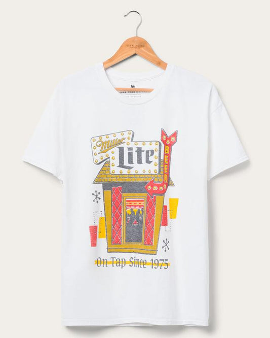Miller Lite Beer Neon T-shirt - One Style Fits All - Trendy Styles Available - Every Size, Every Body - Shades For Everyone - Adventure Ready