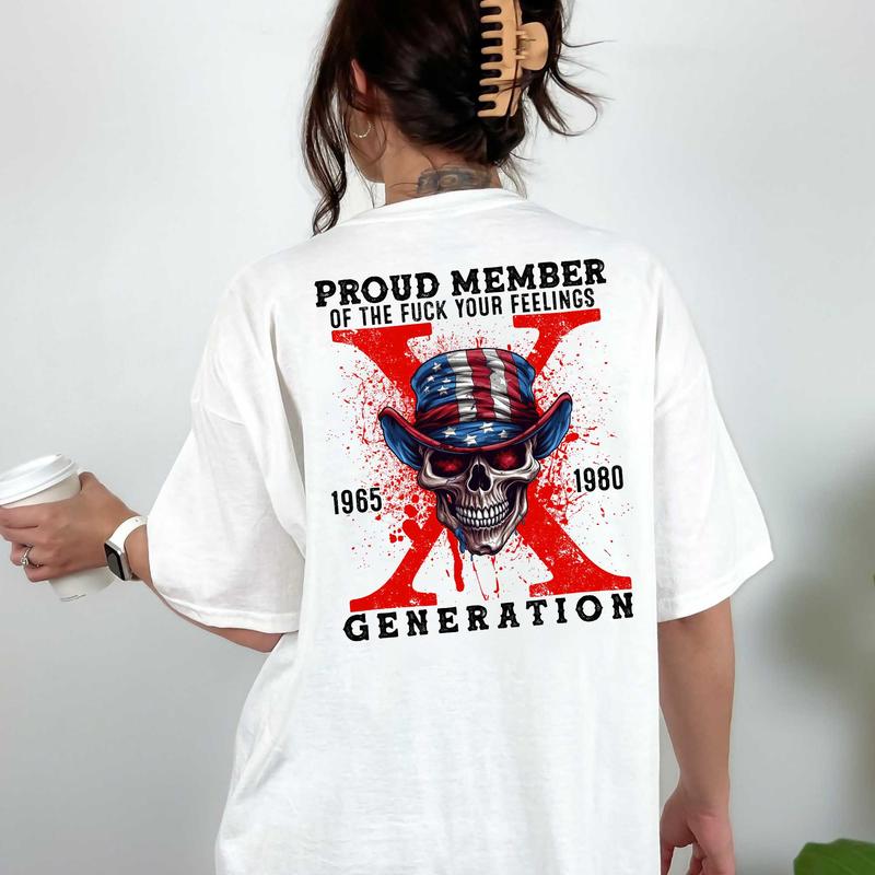 New Version Generation X FAFO shirt Two Side Shirt Gen X Fafo Shirt Generation X T Shirt, GenX Shirt - Casual Fit