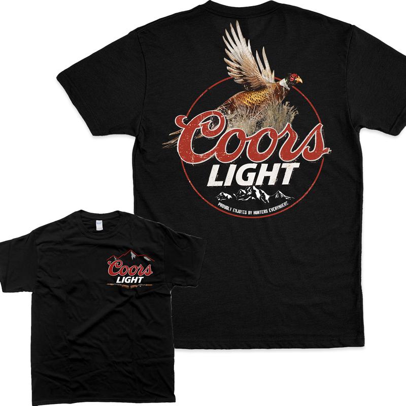 [Sale Up To 65%] Coors Light Pheasant T-Shirt, Full Color, Hoodie, Sweatshirt, T-Shirt, For Men, For Women