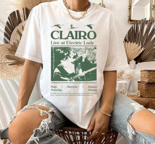 Clairo Sling Album Live at Electric Lady Unisex Tee, CLAIRO Sling tracklist inspired Tshirt