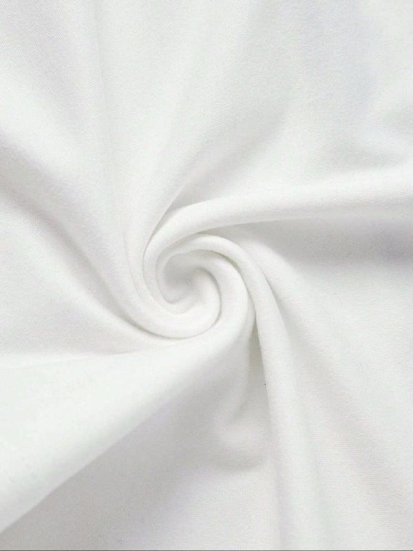 Women's Letter Print Round Neck Crop Tee, Casual Short Sleeve Crew Neck T-Shirt for Summer, Graphic Tees,Â Streetwear Women's Top for Daily Wear