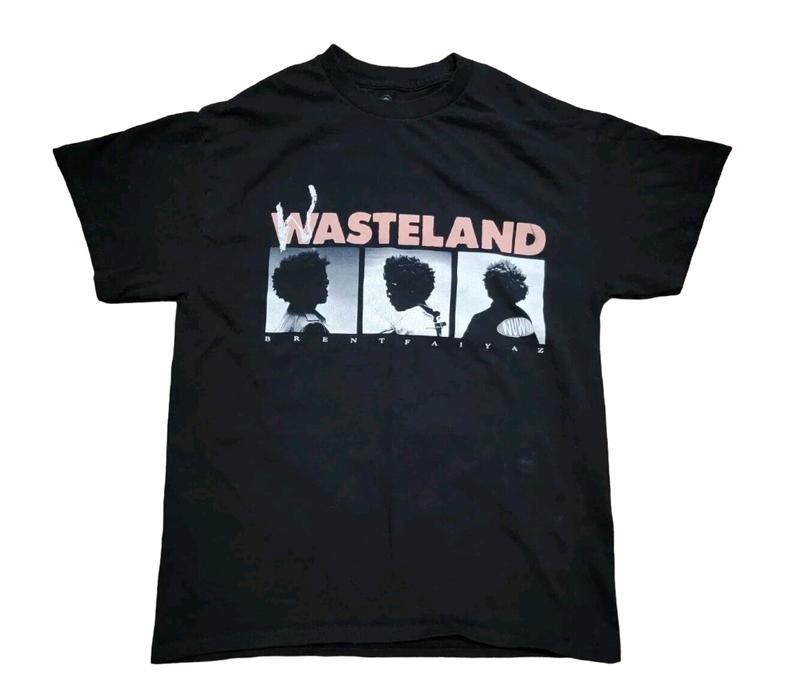 Brent Faiyaz Wasteland Album Cover T-shirt Black Cotton Tee Tshirt Rap Tee