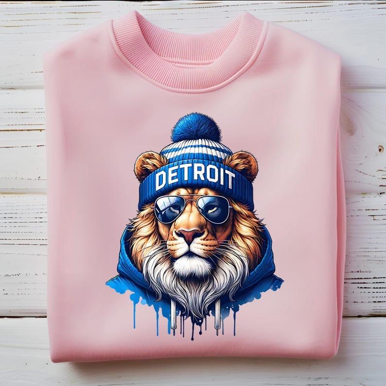 Detroit Football Shirt, Cool Detroit Football Sweatshirt, Detroit Crewneck, Game Day Shirt